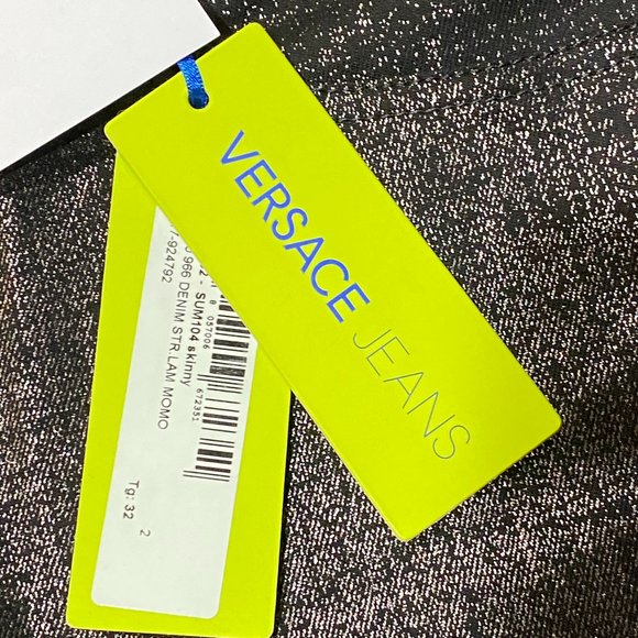 New VERSACE JEANS VJ Men's Jeans Denim Skinny Fit